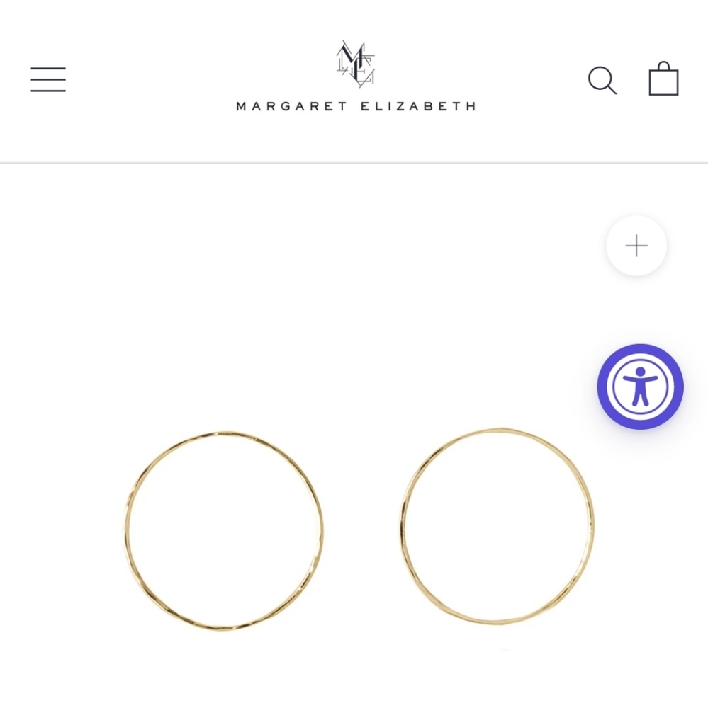 Simple + Chic Pacific Hoops Earrings - image 4